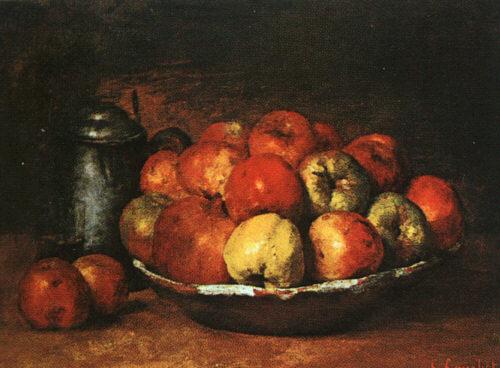Gustave Courbet Still Life with Apples and Pomegranates oil painting picture